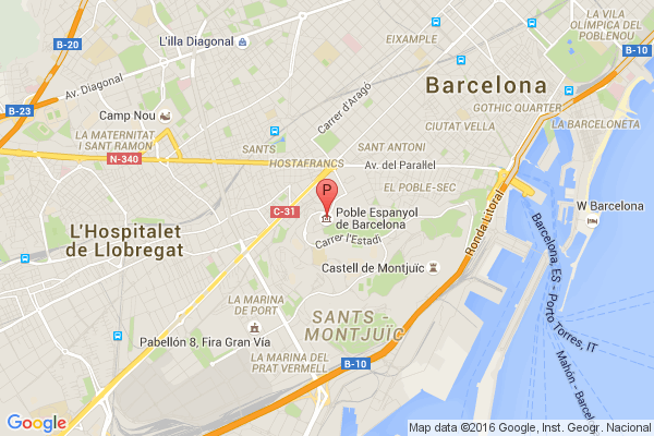 Poble Espanyol,Av Francesc Ferrer i Guardia, 13, 08038 Barcelona